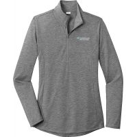 20-LST407, X-Small, Dark Grey Heather, Left Chest, HP Riverway Clinic.